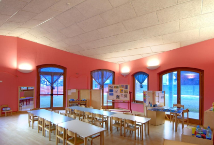 Sala musica progettata con acustica architettonica PDA